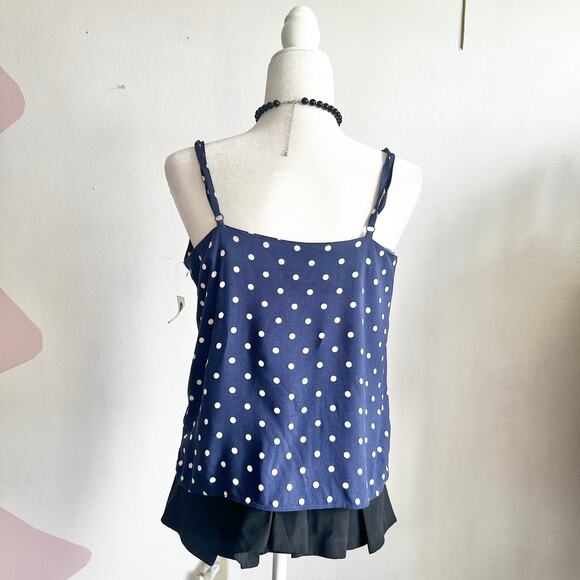 Old Navy Polka Dot Tank Top, Retro‎ 90s 2000s Casual Pinup Vintage Small - Picture 2 of 5
